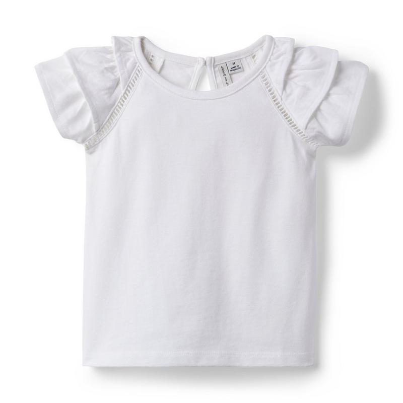 Tiered Ruffle Sleeve Jersey Top - Janie And Jack